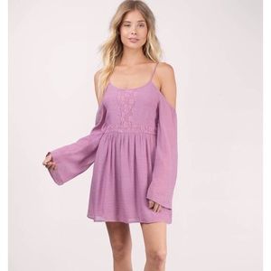 TOBI MARSEILLE ORCHID SKATER DRESS